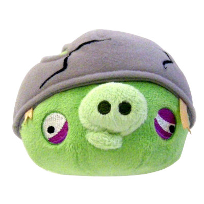 Мягкая игрушка 'Зеленая свинка в шлеме' (Angry Birds - Helmet Pig), 12 см, со звуком, Commonwealth Toys [90794-PH/91831-PH] Мягкая игрушка 'Зеленая свинка в шлеме' (Angry Birds - Helmet Pig), 12 см, со звуком, Commonwealth Toys [90794-PH/91831-PH]
