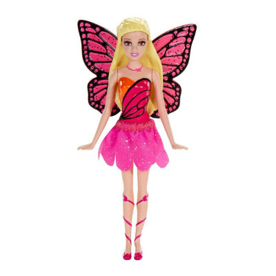 Мини-кукла Барби &#039;Фея-бабочка&#039;, 10 см, Barbie, Mattel [BLP47] Мини-кукла Барби 'Фея-бабочка', 10 см, Barbie, Mattel [BLP47]
