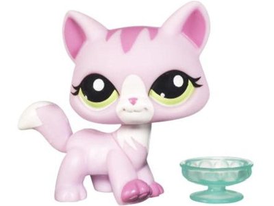 Одиночная зверюшка 2010 - розовая Кошка, Littlest Pet Shop, Hasbro [94721] Одиночная зверюшка 2010 - розовая Кошка, Littlest Pet Shop, Hasbro [94721]