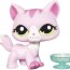Одиночная зверюшка 2010 - розовая Кошка, Littlest Pet Shop, Hasbro [94721] - 1788 Pink Cat1.jpg
