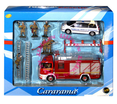 Игровой набор 'Пожар' 1:72 из серии Junior Rescue, Cararama [832-3] Игровой набор "Пожар" 1:72 из серии Junior Rescue, Cararama [832]