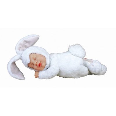 Кукла &#039;Спящий младенец-зайчик (белый)&#039;, 23 см, Anne Geddes [579107] Кукла 'Спящий младенец-зайчик (белый)', 23 см, Anne Geddes [579107]