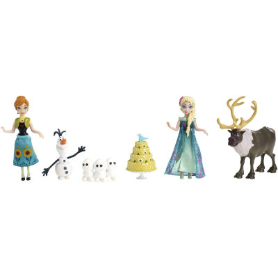 Игровой набор &#039;День рождения&#039; с мини-куклами, Frozen (&#039;Холодное сердце&#039;), Mattel [DKC58] Игровой набор 'День рождения' с мини-куклами, Frozen ('Холодное сердце'), Mattel [DKC58]