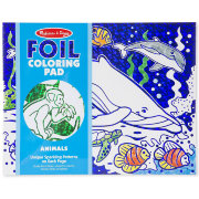 Набор 'Раскраска с фольгой - Животные', Foil Coloring Pad, Melissa & Doug [30302]