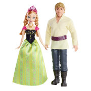 Набор кукол 'Анна и Кристофф' (Anna of Ardendelle and Kristoff), 28/30 см, Frozen ( 'Холодное сердце'), Mattel [BDK35/CMT82]