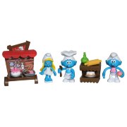 Игровой набор 'Пекарня смурфиков' (Bakery), 5см, The Smurfs, Jakks Pacific [22165]