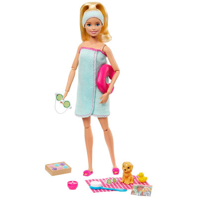Шарнирная кукла Барби &#039;Спа&#039;, Barbie, Mattel [GJG55] Шарнирная кукла Барби 'Спа', Barbie, Mattel [GJG55]