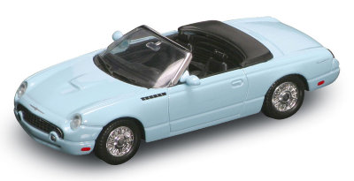 Модель автомобиля Ford Thunderbird 2003, голубая, 1:43, Yat Ming [94225B] Модель автомобиля Ford Thunderbird 2003, голубая, 1:43, Yat Ming [94225B]