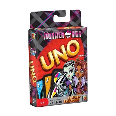 Игра карточная &#039;Uno Monster High&#039; (Уно &#039;Школа Монстров&#039;), Mattel [T8233] Игра карточная 'Uno Monster High' (Уно 'Школа Монстров'), Mattel [T8233]