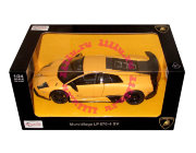 Модель автомобиля Lamborghini Murcielago LP 670-4 SV, желтый металлик, 1:24, Rastar [39300y]