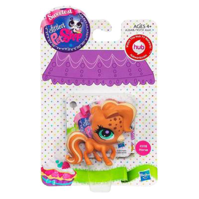 Одиночная зверюшка-сладкоежка 'Конь', Sweetest Littlest Pet Shop [A2648] Одиночная зверюшка-сладкоежка 'Конь', Sweetest Littlest Pet Shop [A2648]