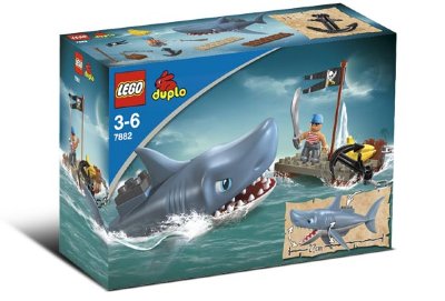 Конструктор &quot;Нападение акулы&quot;, серия Lego Duplo [7882] Конструктор "Нападение акулы", серия Lego Duplo [7882]