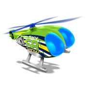 Модель вертолета 'Skyfire', Салатовый, Sky Show, Hot Wheels [DHW84]