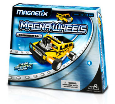 Конструктор магнитный Magna-Wheels &#039;Hummer&#039; 1:43 [28349] Конструктор магнитный Magna-Wheels 'Hummer' 1:43 [28349]