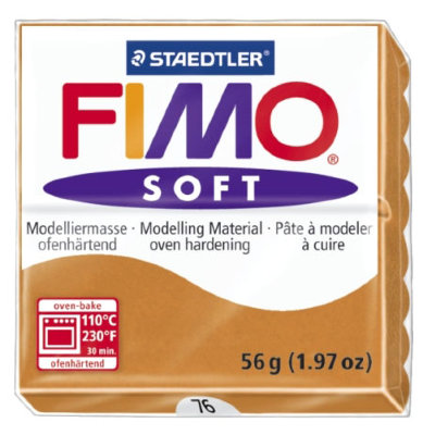 Полимерная глина FIMO Soft Cognac, коньяк, 56г, FIMO [8020-76] Полимерная глина FIMO Soft Cognac, коньяк, 56г, FIMO [8020-76]