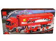 Конструктор 'Трейлер Формулы-1 (F1)' из серии 'Racers (Гонщики)', Brick [406]