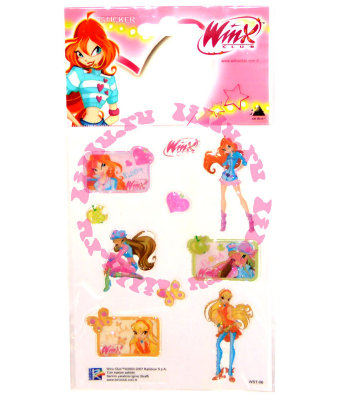 Наклейки 'Winx Club', объемные [10506] Наклейки 'Winx Club', объемные [10506]