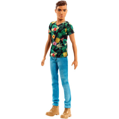 Кукла Кен, худощавый (Slim), из серии &#039;Мода&#039;, Barbie, Mattel [FJF73] Кукла Кен, худощавый (Slim), из серии 'Мода', Barbie, Mattel [FJF73]