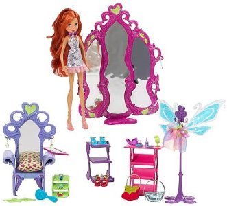 Набор с куклой 'Комната Блум - Bloom Dressing Room, deluxe', Школа Волшебниц - Winx Club, Mattel [K6558] Набор с куклой 'Комната Блум - Bloom Dressing Room, deluxe', Школа Волшебниц - Winx Club, Mattel [K6558]
