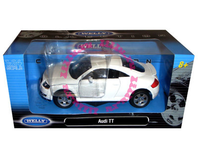 Модель автомобиля AUDI TT, белая, 1:24, Welly [22078W-WH] Модель автомобиля AUDI TT, белая, 1:24, Welly [22078W-WH]