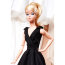Шарнирная кукла 'Классическое черное платье - блондинка' (Classic Black Dress Barbie), коллекционная, Gold Label Barbie, Mattel [DKN07] - DKN07-3.jpg