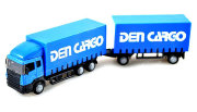 Модель грузового фургона Scania с прицепом, синяя, 1:87, Autotime [9873/60042-00]