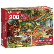 Пазл напольный 'Мир динозавров', 200 элементов, Melissa & Doug [8908]