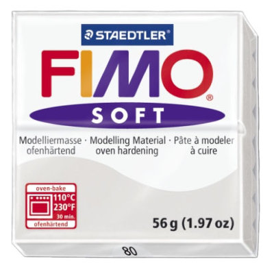 Полимерная глина FIMO Soft Dolphin Grey, серый дельфин, 56г, FIMO [8020-80] Полимерная глина FIMO Soft Dolphin Grey, серый дельфин, 56г, FIMO [8020-80]