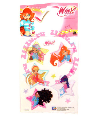 Наклейки 'Winx Club - звезды', объемные [10508] Наклейки 'Winx Club - звезды', объемные [10508]