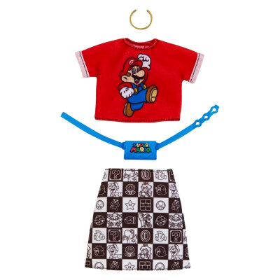 Набор одежды для Барби, из специальной серии &#039;Super Mario&#039;, Barbie [GHX96] Набор одежды для Барби, из специальной серии 'Super Mario', Barbie [GHX96]
