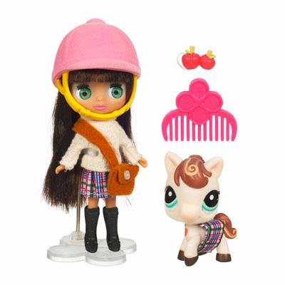 Набор 'На ипподроме' с Лошадкой и куклой Блайз, из серии 'Pet Sitters', Littlest Pet Shop - Blythe [19454] Набор 'На ипподроме' с Лошадкой и куклой Блайз, из серии 'Pet Sitters', Littlest Pet Shop - Blythe [19454]