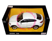 Модель автомобиля BMW X6, белая, 1:24, Rastar [41500w]
