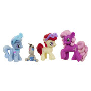 Набор мини-пони 'Урок пони' (Pony Lesson) - Silver Spoon, Twist-a-loo, Cheerilie, My Little Pony [A4361]
