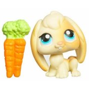Игрушка Littlest Pet Shop - Single Зайчик с морковкой [63615]