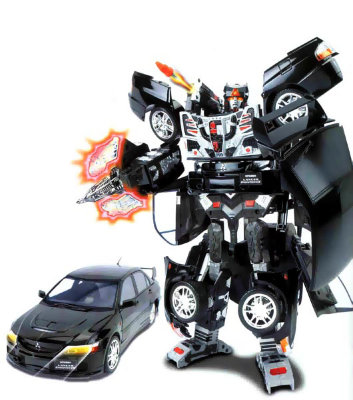 Робот -Трансформер &#039;Mitsubishi Lancer Evolution IX 1:12&#039;, черный, Road-Bot [51010] Робот -Трансформер 'Mitsubishi Lancer Evolution IX 1:12', Road-Bot [51010]