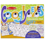 Набор 'Раскраска с глазами - Забавные лица', Googly Eyes, Melissa & Doug [5169/15169]