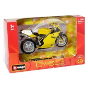 Модель мотоцикла Ducati 998R, 1:18, желтая, Bburago [18-51033Y]