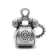 Кукольная миниатюра 'Телефон', 'серебро', 1:12, ScrapBerry's [SCB250105728]