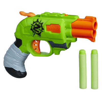 Детское оружие &#039;Пистолет Двойная Атака - Doublestrike&#039;, из серии &#039;Удар по зомби&#039; (NERF Zombie Strike), Hasbro [A6562] Детское оружие 'Пистолет Двойная Атака - Doublestrike', из серии 'Удар по зомби' (NERF Zombie Strike), Hasbro [A6562]