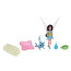 Кукла феечка Silvermist (Серебрянка) и сверчок на подушке, 12 см, Disney Fairies, Jakks Pacific [27059] - 27056-1.jpg