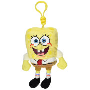 Мягкая игрушка-брелок 'Губка Боб' (SpongeBob), 12 см, из серии 'Beanie Boo's', TY [40406]