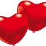 Набор воздушных шариков 'Cердце красное, среднее', 5 шт, Everts [48305] - 48305.jpg