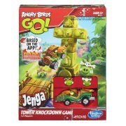 Настольная игра 'Разрушение башни' (Tower Knockdown), Angry Birds Go! Jenga, Hasbro [A6437]