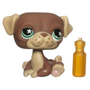 Одиночная зверюшка - Мопс, специальная серия, Littlest Pet Shop, Hasbro [91476/90376]
