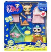 Игровой набор 'В походе, с Медвежонком и Совой, Littlest Pet Shop, Hasbro [90387]