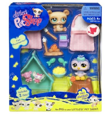 Игровой набор 'В походе, с Медвежонком и Совой, Littlest Pet Shop, Hasbro [90387] Игровой набор 'В походе, с Медвежонком и Совой, Littlest Pet Shop, Hasbro [90387]