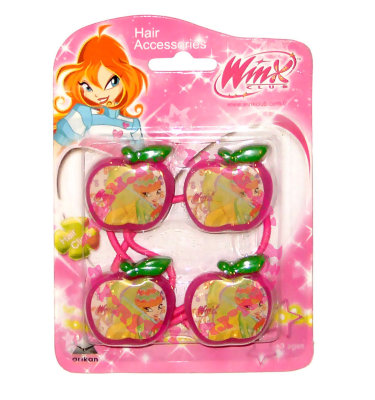 Резинки для волос 'Winx Club - Stella', 2шт., красные [10347rs] Резинки для волос 'Winx Club - Stella', 2шт., красные [10347rs]