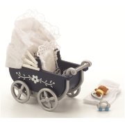 Игровой набор 'Коляска для двойняшек Делюкс', синяя, Sylvanian Families [2918]