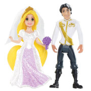 Набор мини-кукол 'Сказочная свадьба - Рапунцель и Принц Юджин' (Fairytail Wedding - Rapunzel & Prince Eugene), 10 см, из серии 'Принцессы Диснея', Mattel [BDJ70]