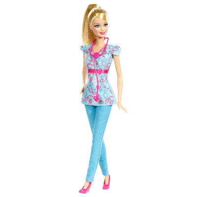 Кукла Барби &#039;Медсестра&#039;, из серии &#039;Я могу стать&#039;, Barbie, Mattel [BDT23] Кукла Барби 'Медсестра', из серии 'Я могу стать', Barbie, Mattel [BDT23]